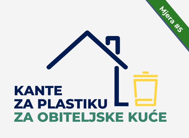 Podjela kanti za plastiku obiteljskim kućama